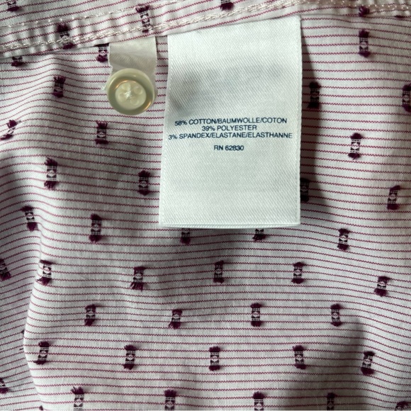 Lands’ End Button Front 3/4 Sleeve Shirt - Picture 8 of 12